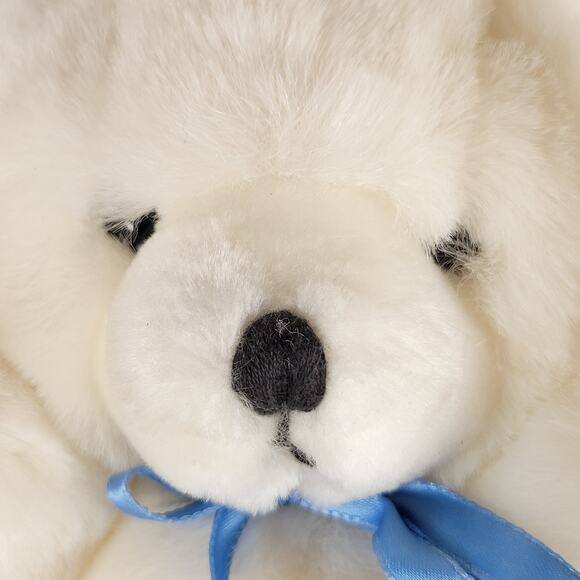 Commonwealth Classic Cuddables Teddy Bear Plush Stuffed Animal 8" White 1988 VTG - Picture 6 of 11